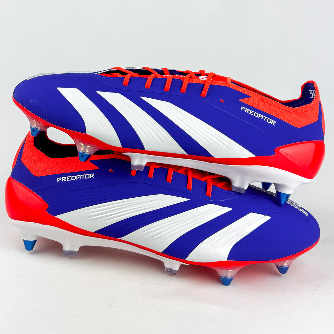 Adidas Predator Elite SG - Lucid Blue/Solar Red/White *Brand New*