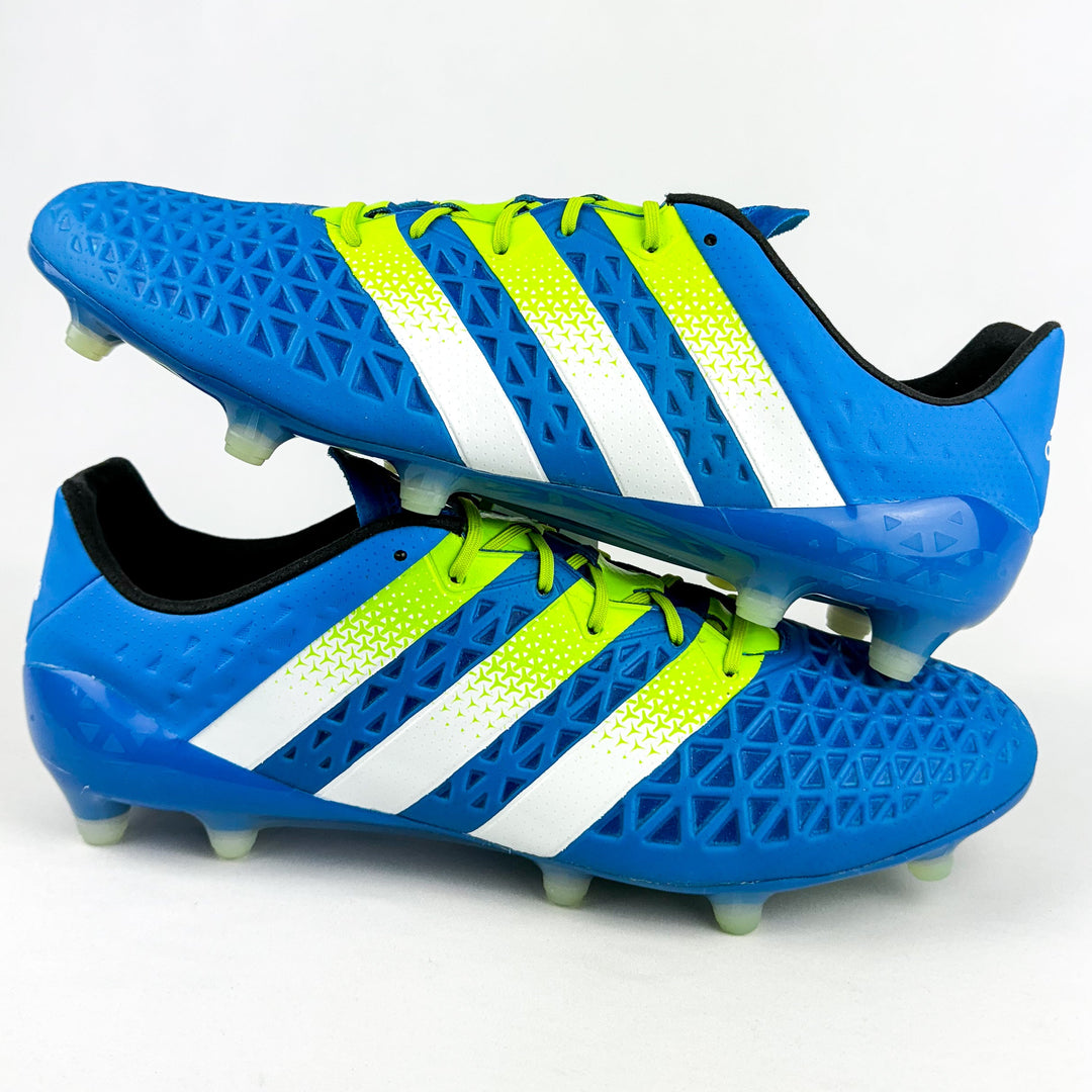 Adidas Ace 16.1 FG - Shock Blue/Semi Solar Slime/White *Brand New*