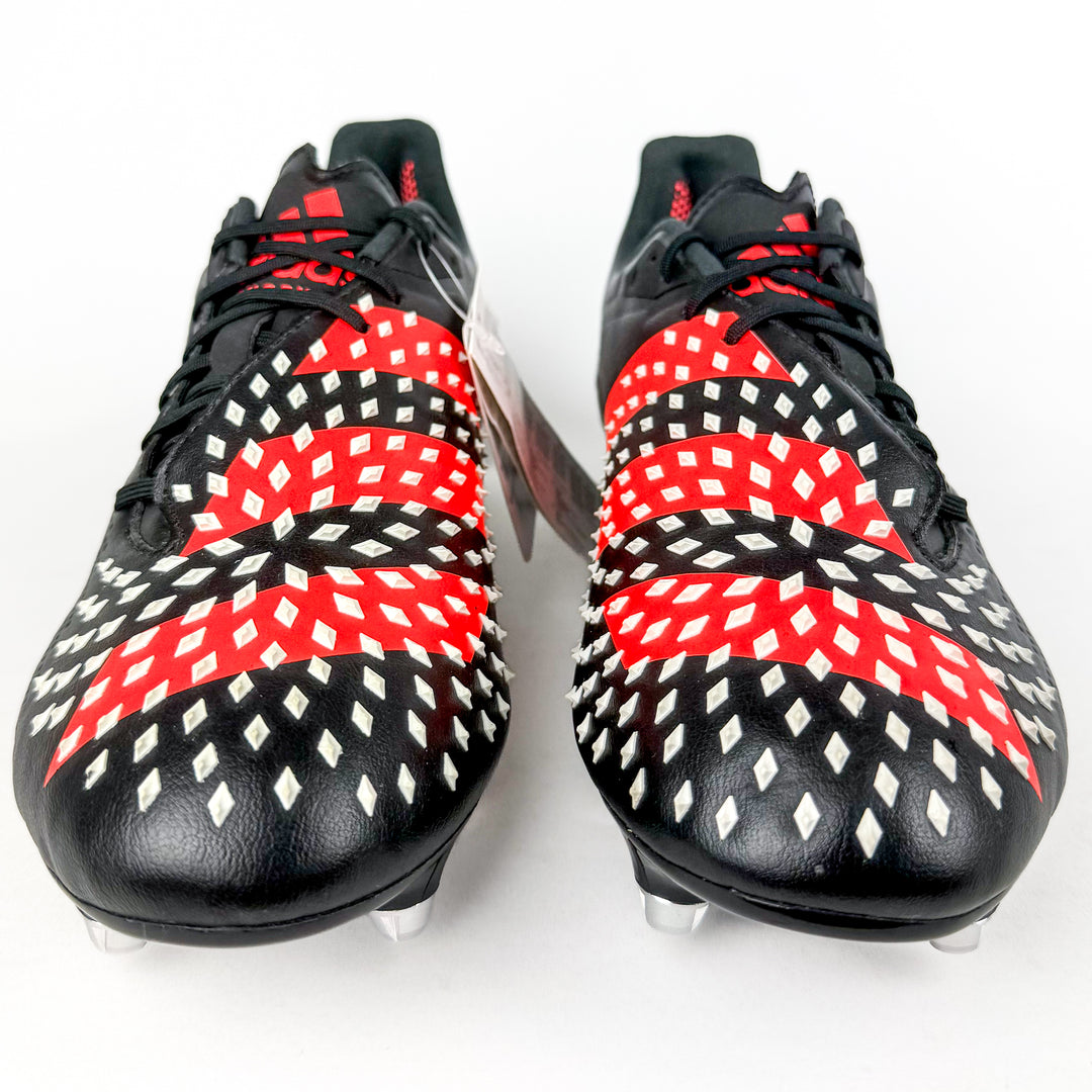 Adidas Predator Malice SG - Core Black/Solar Red/White *Brand New*