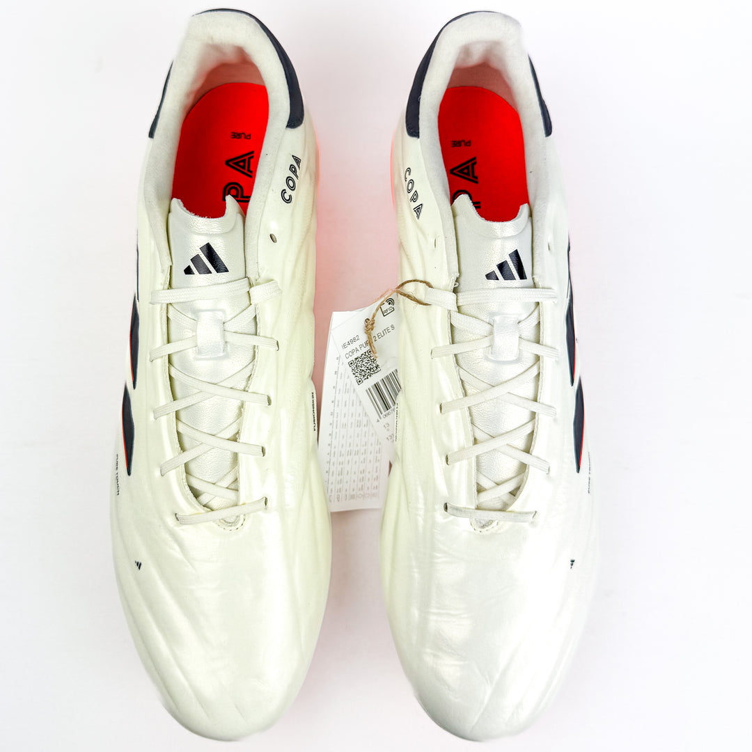 Adidas Copa Pure II .1 SG - Ivory/Core Black/Solar Red *Brand New*