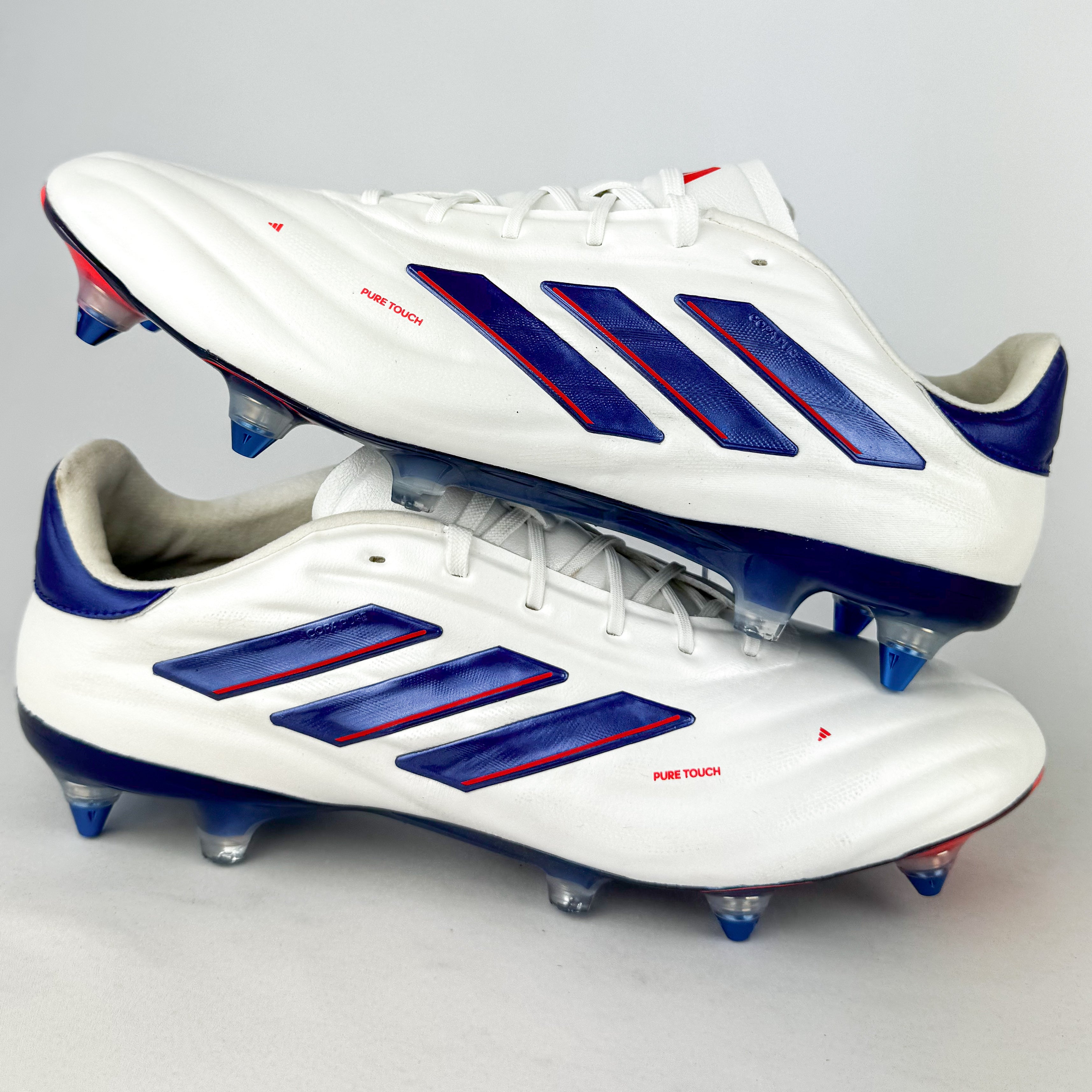 Adidas Copa Pure II .1 Elite SG - White/Lucid Blue/Solar Red