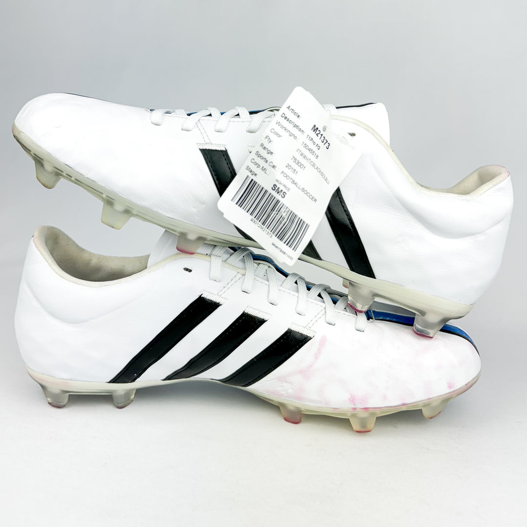 Adidas 11Pro FG - White/Solar Blue/Black *Brand New*