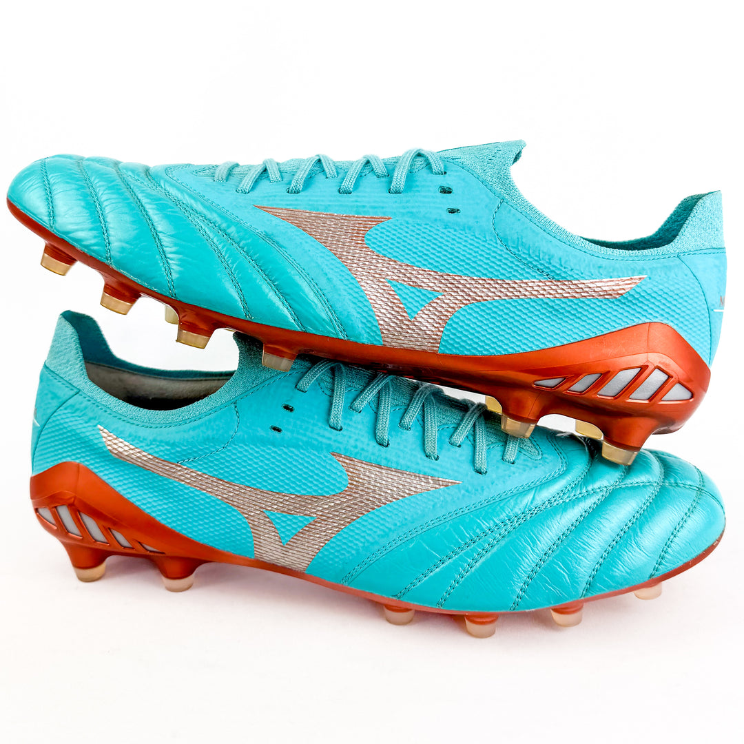 Mizuno Morelia Neo III Beta Elite FG - Azure Blue/White/Copper *In Box*