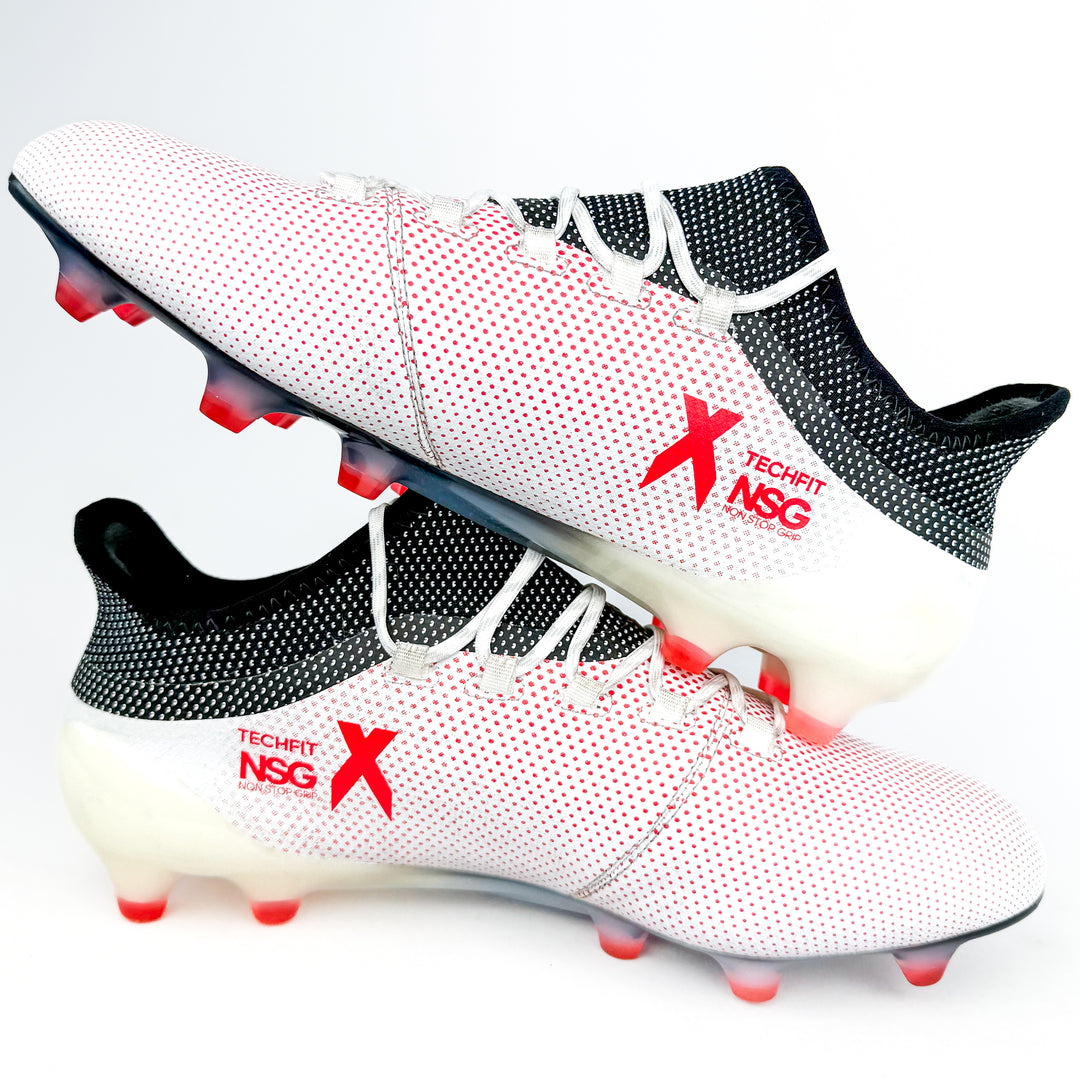Adidas X 17.1 FG - White/Real Coral/Core Black *Wore Once*