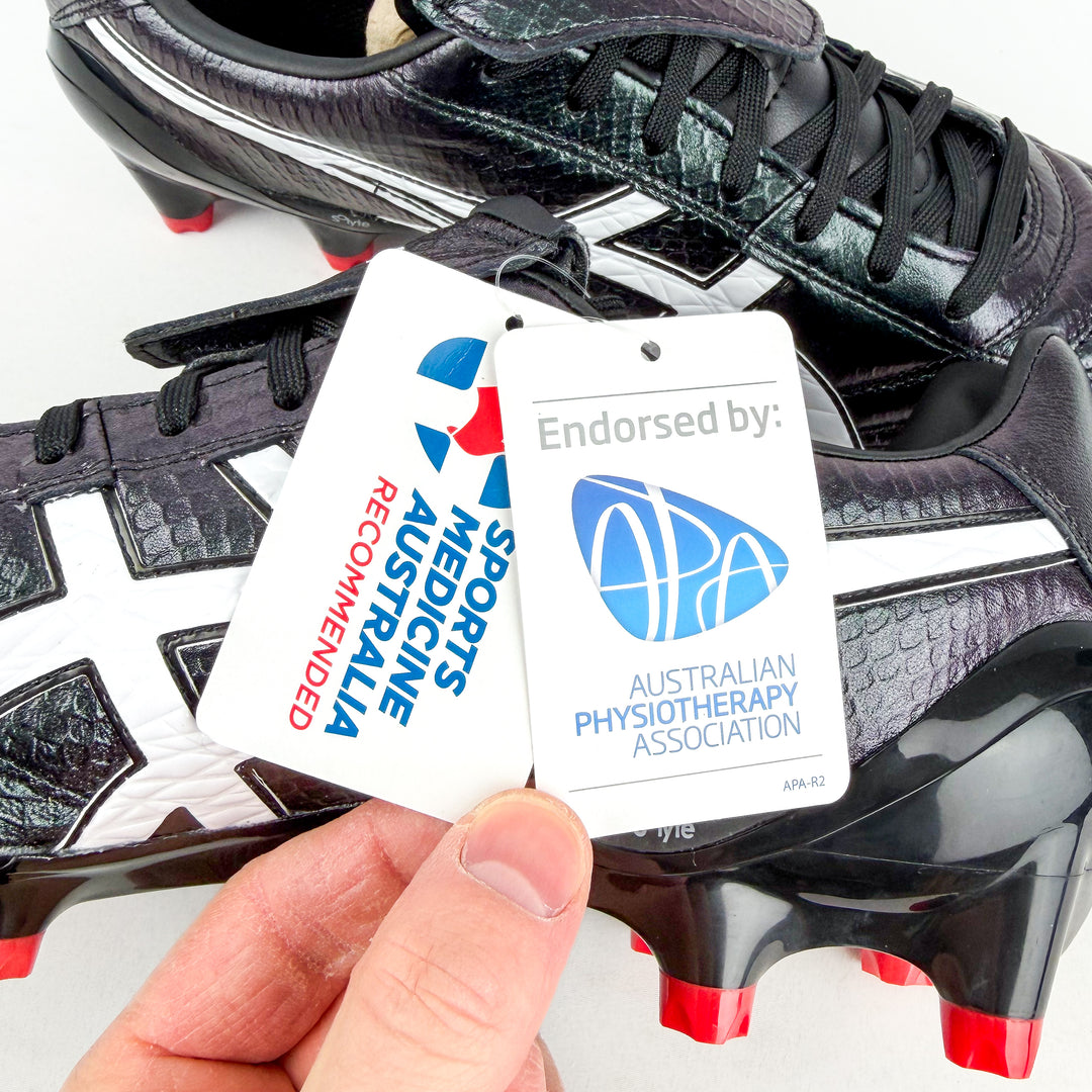 ASICS Lethal Testimonial 4 IT FG - Black/White/Red *Brand New*