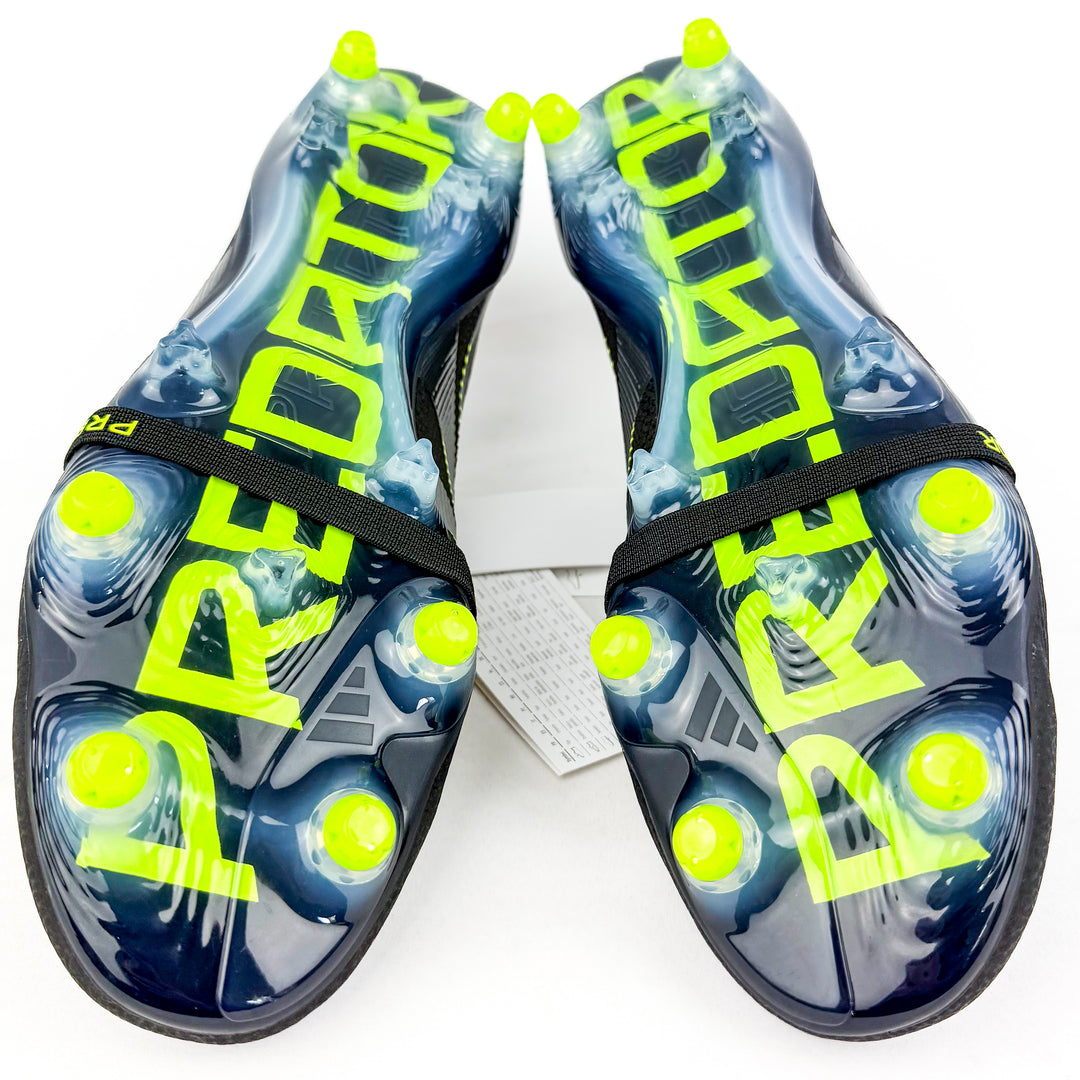 Adidas Predator Elite Tongue FT FG - Core Black/Carbon/Lucid Lemon *In Box*