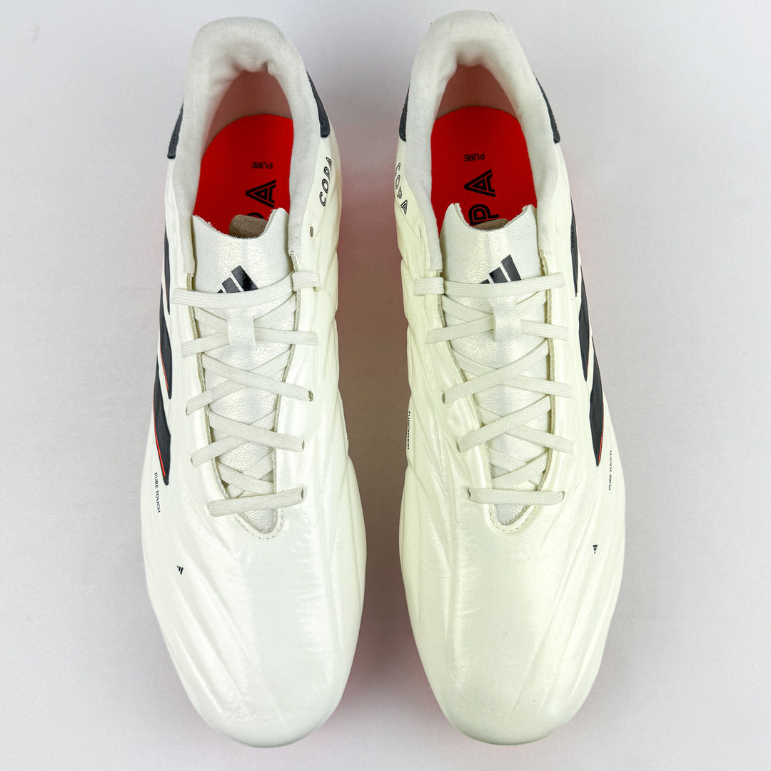 Adidas Copa Pure II Pro FG - Ivory/Core Black/Solar Red *Brand New*