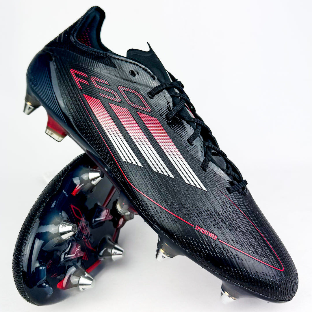 Adidas F50 Elite SG - Black/Iron Metallic/Lucid Red *In Box*