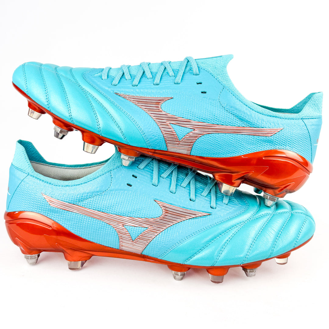 Mizuno Morelia Neo III Beta Elite SG - Made in Japan - Azure Blue/White/Copper *In Box*