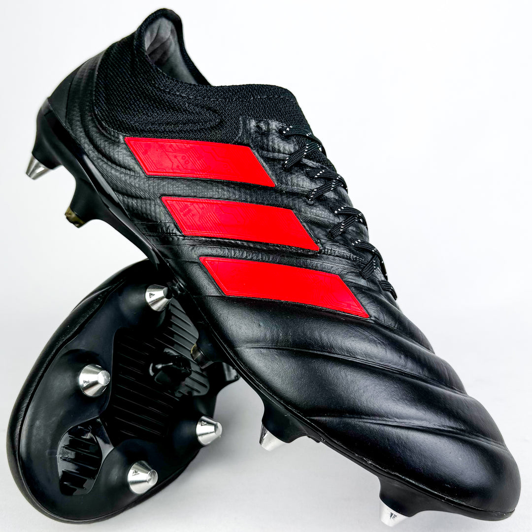Adidas Copa 19.1 SG - Black/Hi-Res Red/Silver Metallic *Brand New*