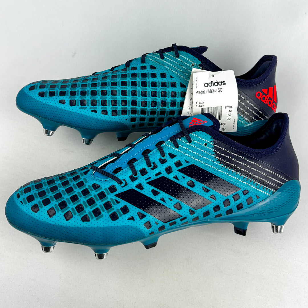 Adidas Predator Malice Control SG - Mystery Petrol/Noble Ink/Blaze Orange *Brand New*