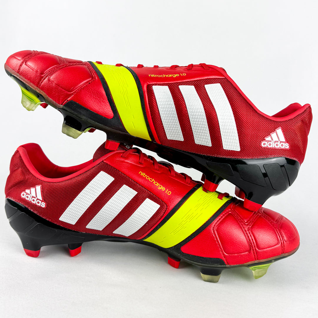 Adidas Nitrocharge 1.0 FG - Red/Electricity Yellow/Black/White *Brand New*