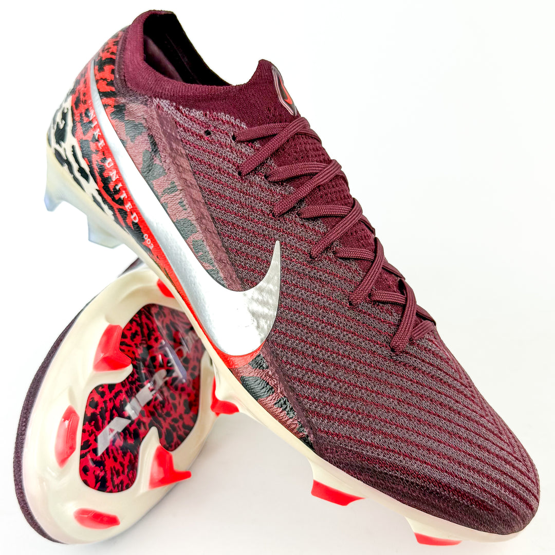 Nike Air Zoom Mercurial Vapor 16 Elite FG - Burgundy Crush/Silver Metallic/Bordeaux Crush *In Box*