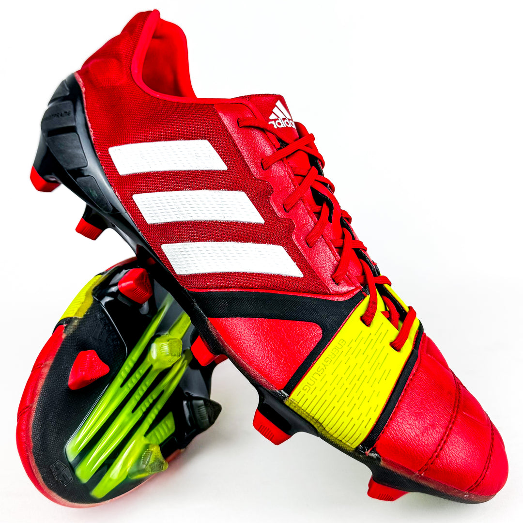 Adidas Nitrocharge 1.0 FG - Red/Electricity Yellow/Black/White *Pre-Owned*