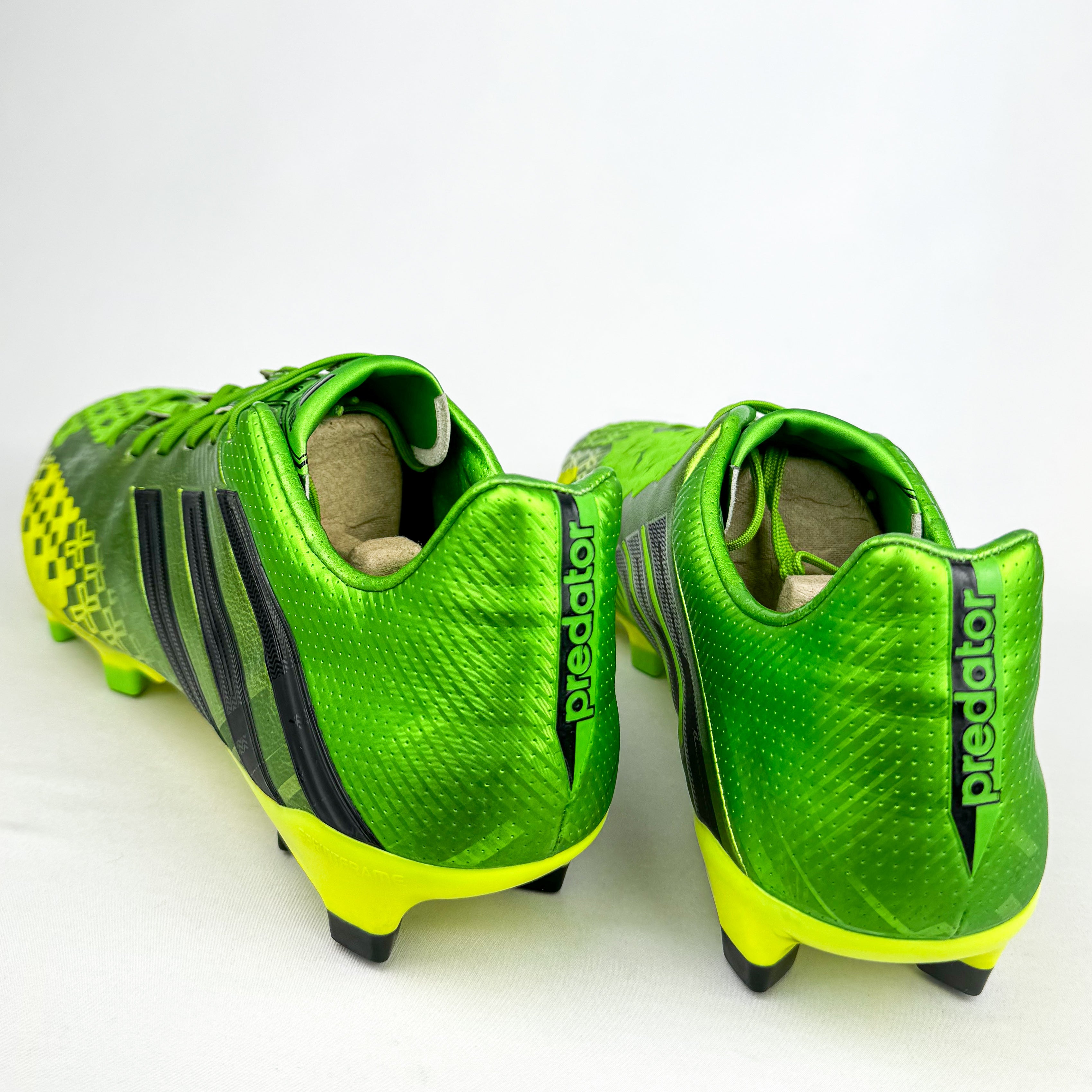 Adidas Predator LZ II FG Ray Green Black Electricity Wore Once PM Boots