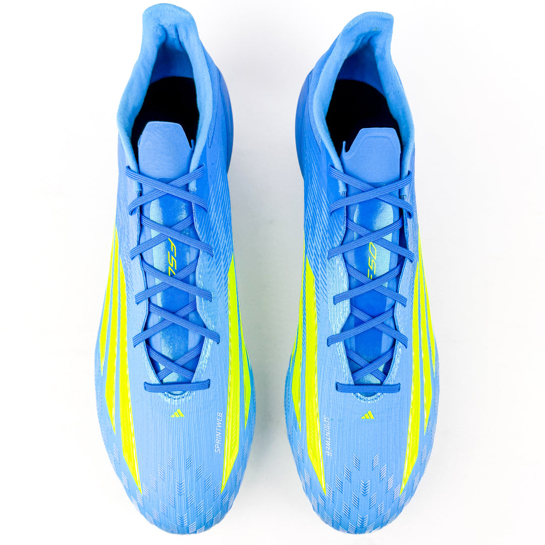 Adidas F50 Elite FG - Lucid Ray Blue/Team Solar Yellow/Lucid Aquamarine *Player-Issued*