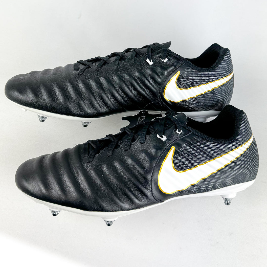 Nike Tiempo Legend VII Academy SG - Black/White/Metallic Gold *Brand New*