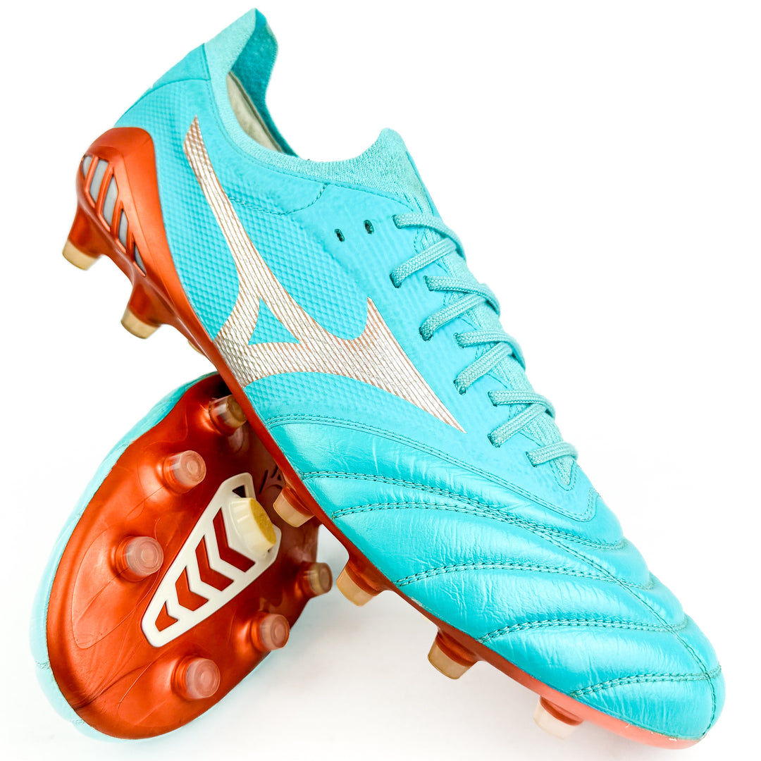 Mizuno Morelia Neo III Beta Elite FG - Azure Blue/White/Copper *In Box*