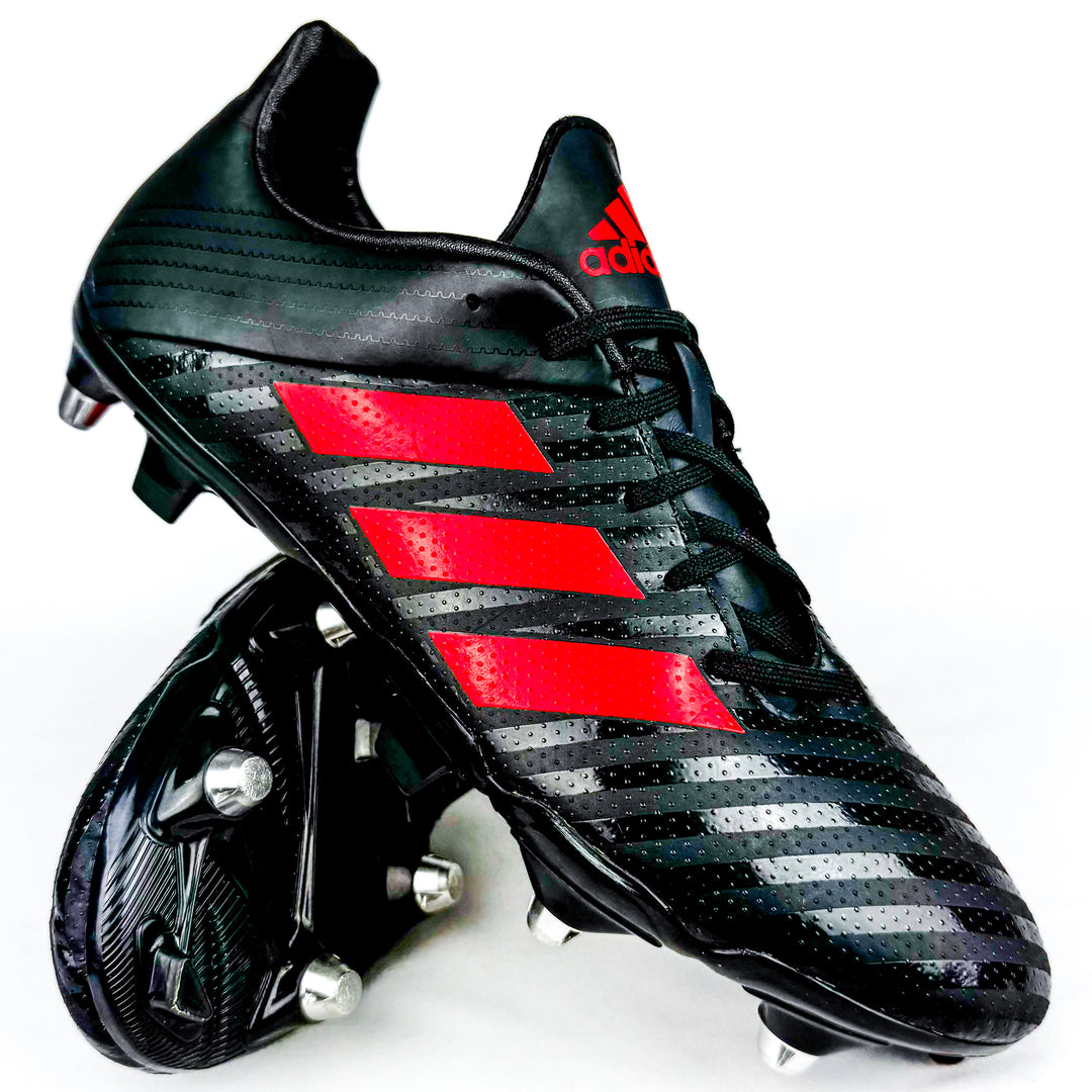 Adidas Malice SG - Black/Light Brown/Hi-Res Red/Talc *Pre-Owned*