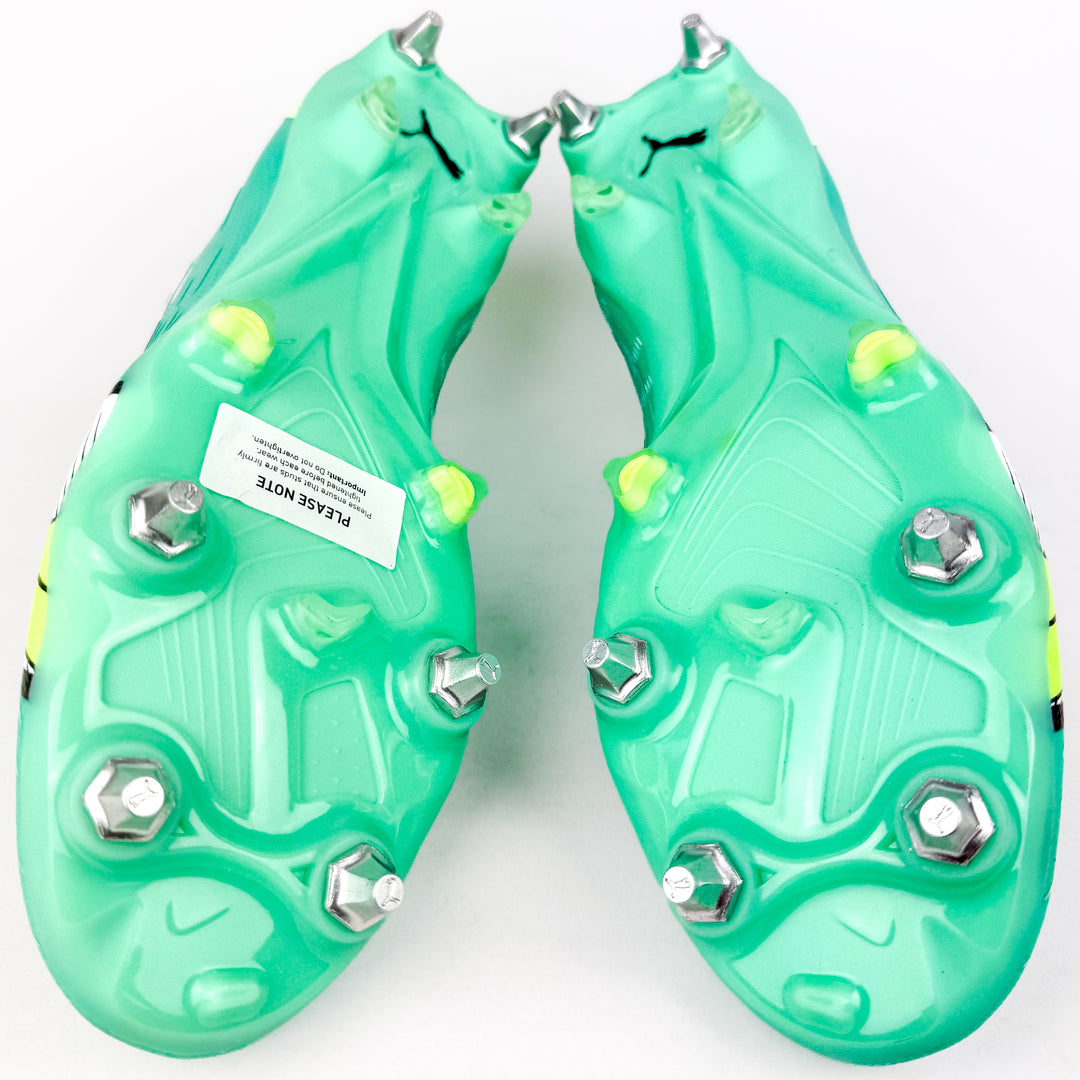 Puma Ultra Ultimate SG - Peppermint/Fast Yellow/White *Brand New*