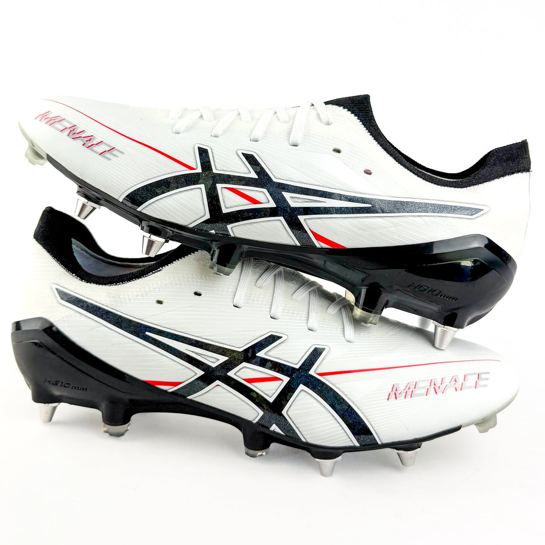 ASICS Menace 5 SG - White/Black/Red *Brand New*