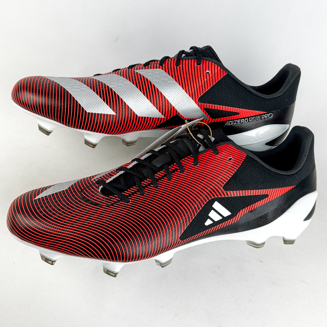 Adidas Adizero RS15 Pro FG - Core Black/Solar Red/Silver Metallic *In Box*