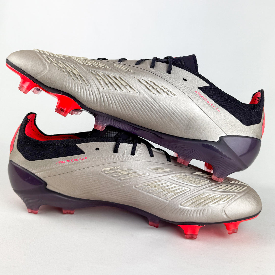 Adidas Predator Elite FG - Platinum Metallic/Aurora Black/Carbon *In Box*