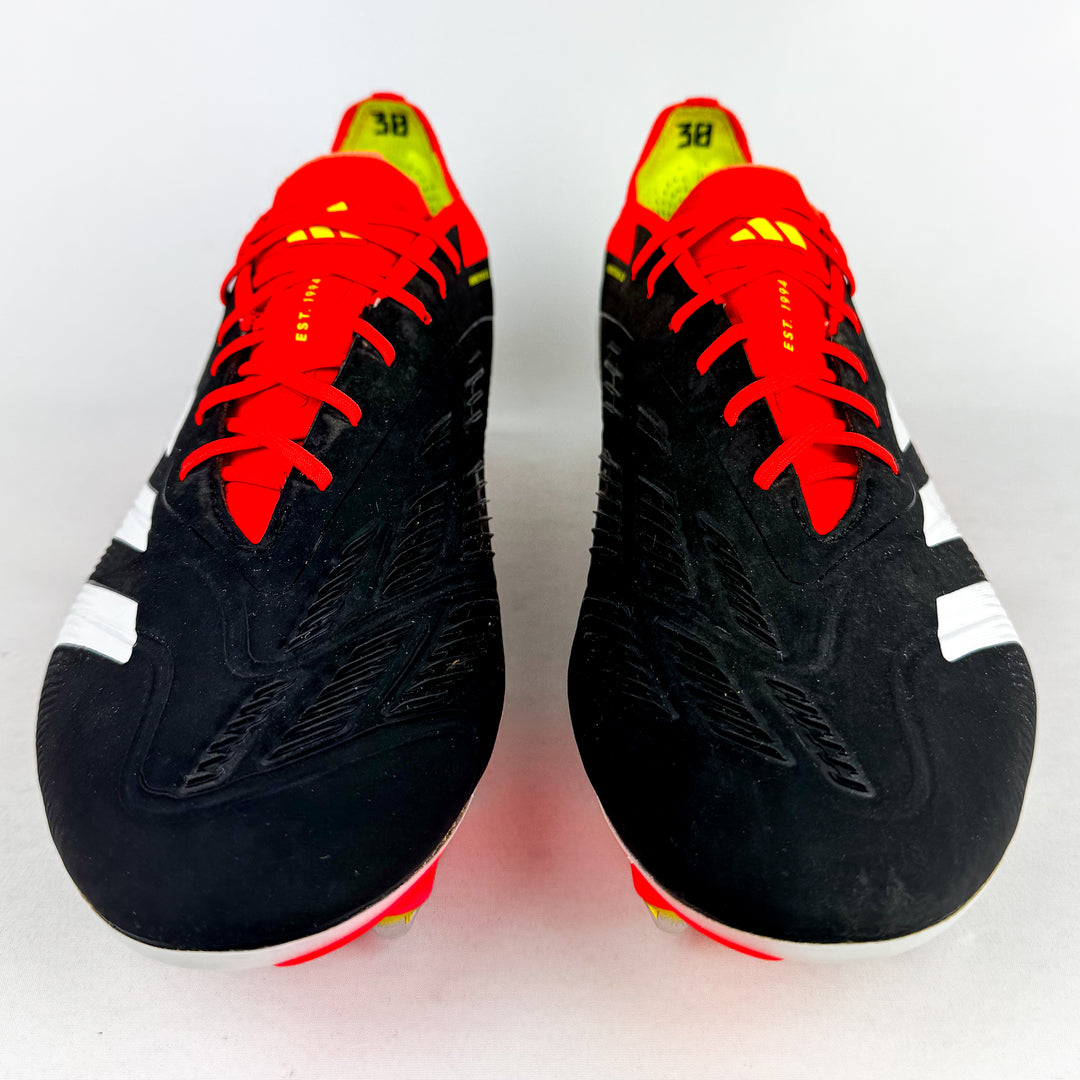 Adidas Predator Elite SG - Core Black/Solar Red/Solar Yellow *Pre-Owned*