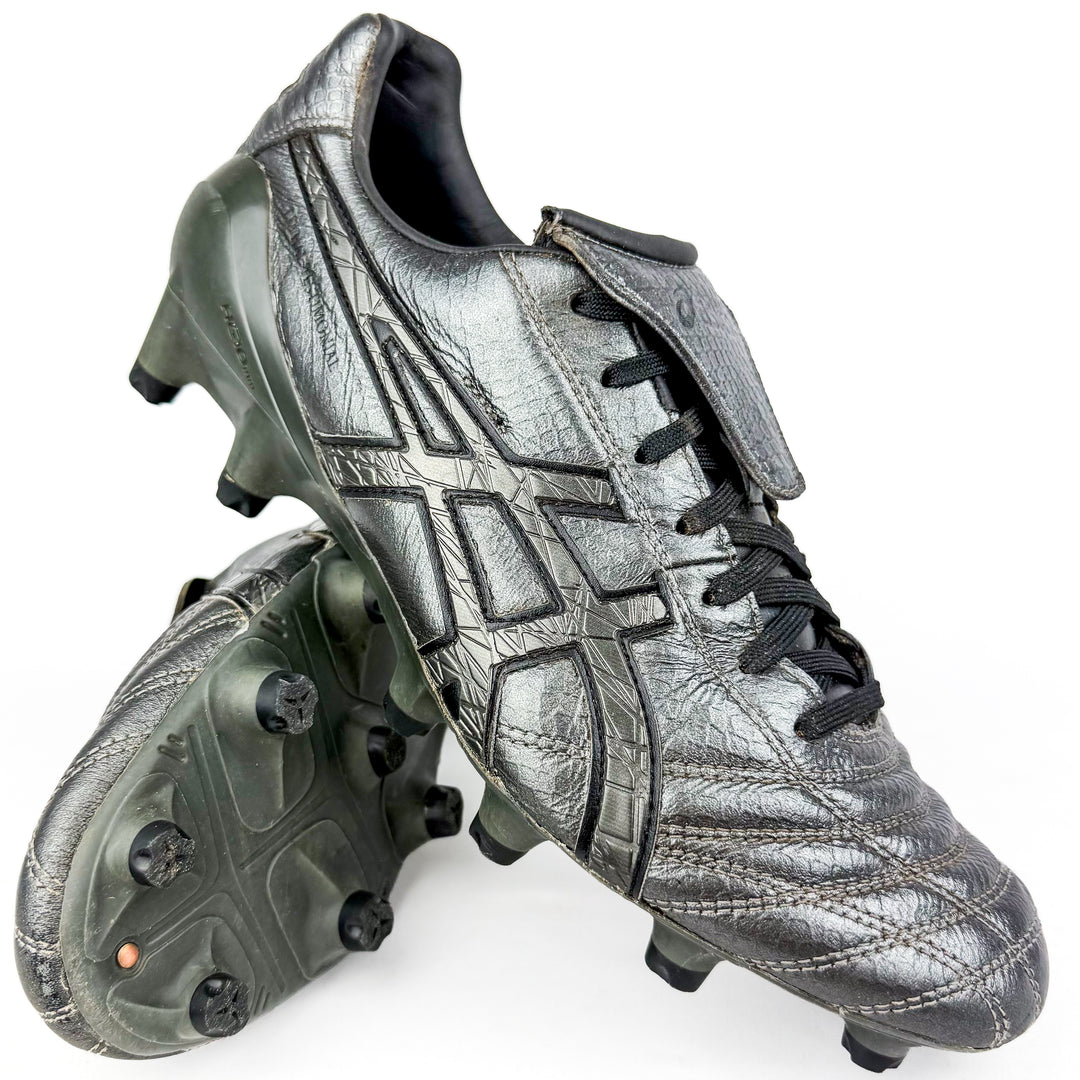 ASICS Lethal Testimonial 4 IT FG - Gunmetal Grey/Black *Pre-Owned*