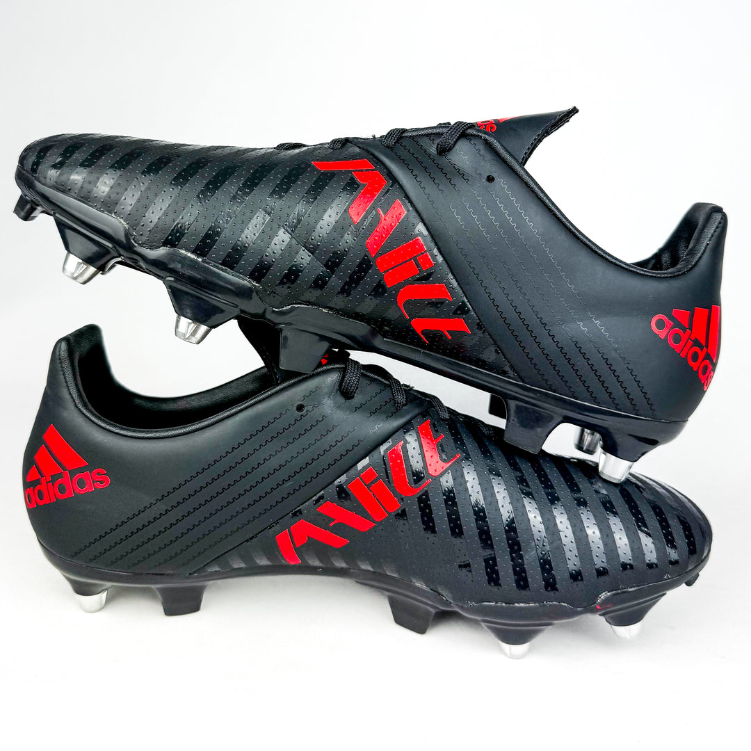 Adidas Malice SG - Black/Light Brown/Hi-Res Red/Talc *Pre-Owned*