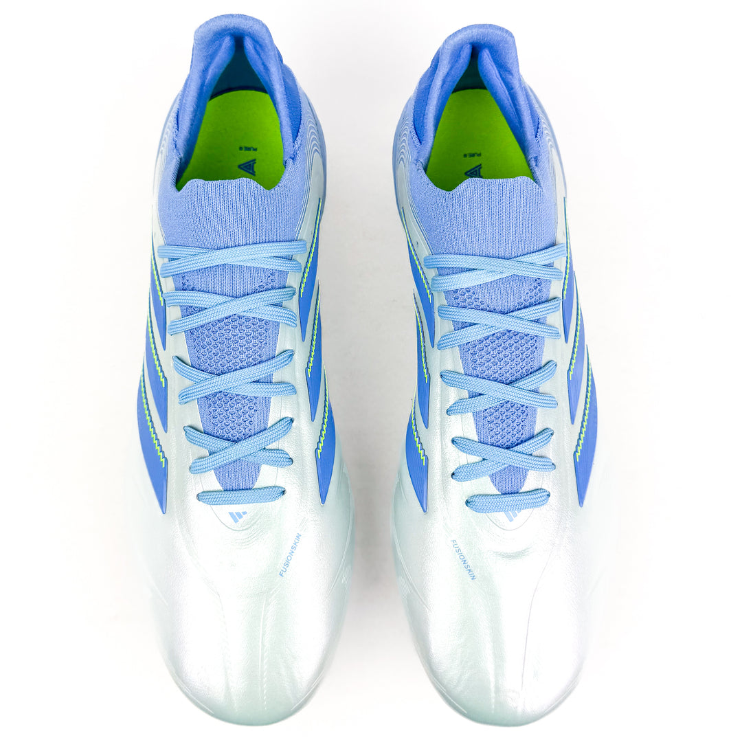 Adidas Copa Pure III Elite FG - Halo Blue/Blue Fusion/Lucid Lemon *Laced Mod*