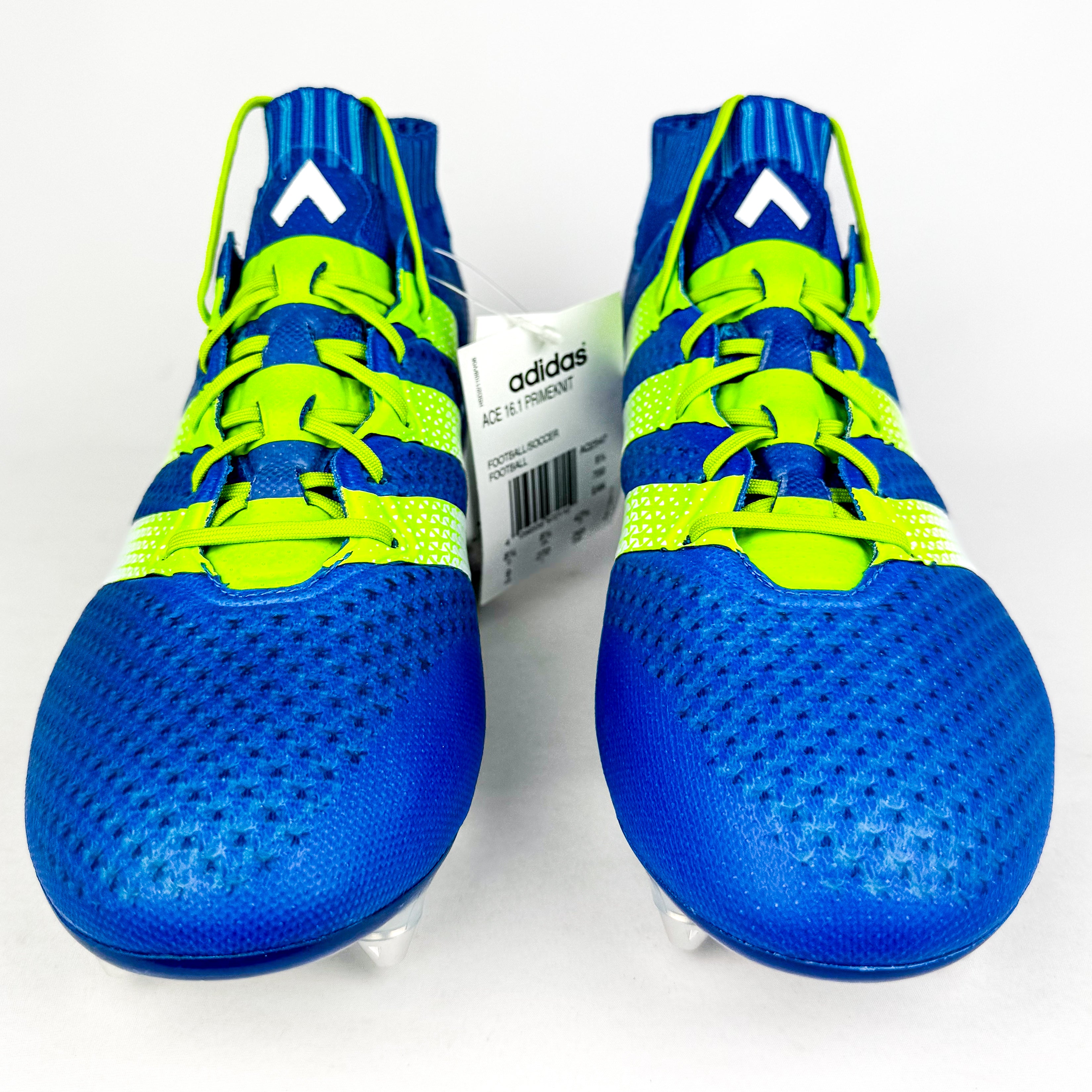 Adidas Ace 16.1 Primeknit SG - Shock Blue/Semi Solar Slime/White