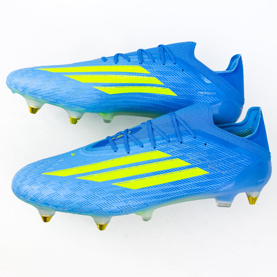 Adidas F50 Elite SG - Lucid Ray Blue/Team Solar Yellow/Lucid Aquamarine *Laced Mod*