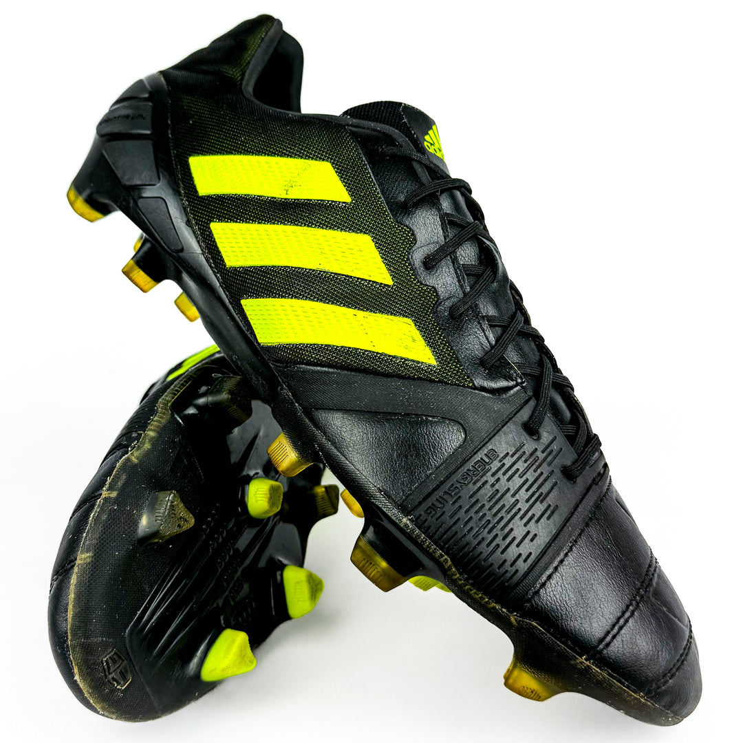 Adidas Nitrocharge 1.0 FG - Core Black/Slime *Pre-Owned*