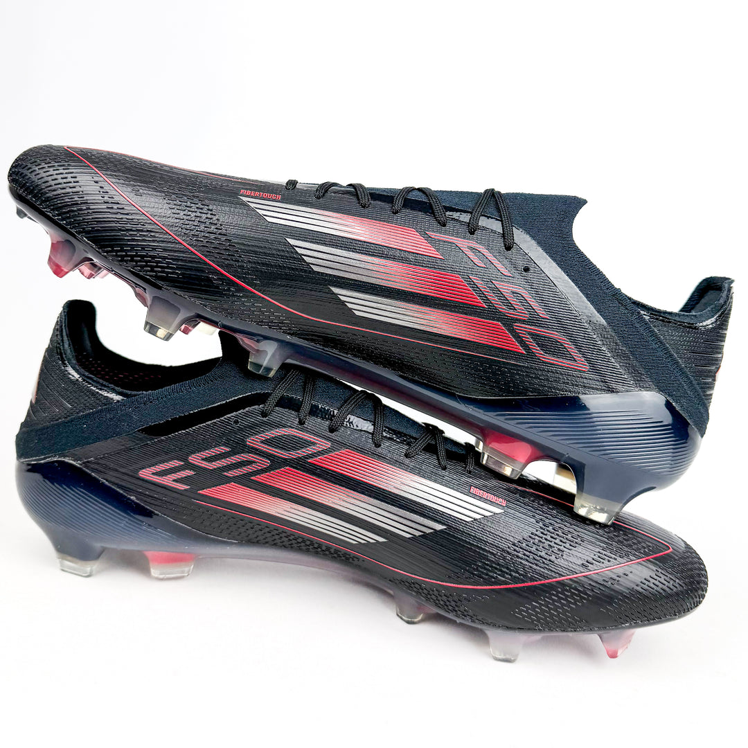 Adidas F50 Elite FG - Black/Iron Metallic/Lucid Red *Rodrygo Custom*