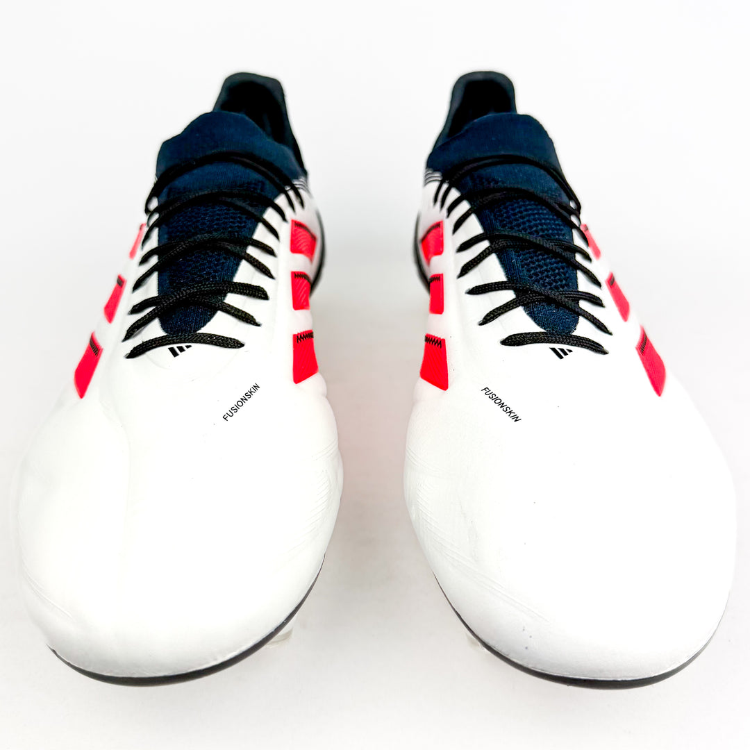 Adidas Copa Pure III Elite FG - White/Lucid Red/Core Black *Laced Mod*