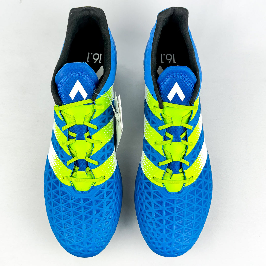 Adidas Ace 16.1 FG - Shock Blue/Semi Solar Slime/White *Brand New*