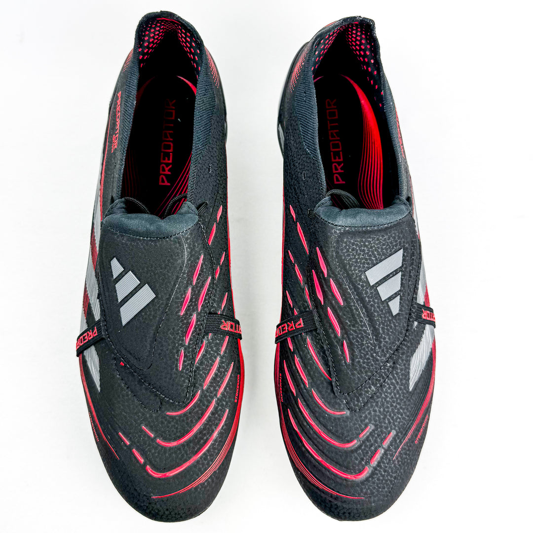 Adidas Predator Elite Tongue FT FG - Core Black/Grey Four/Lucid Red *In Box*