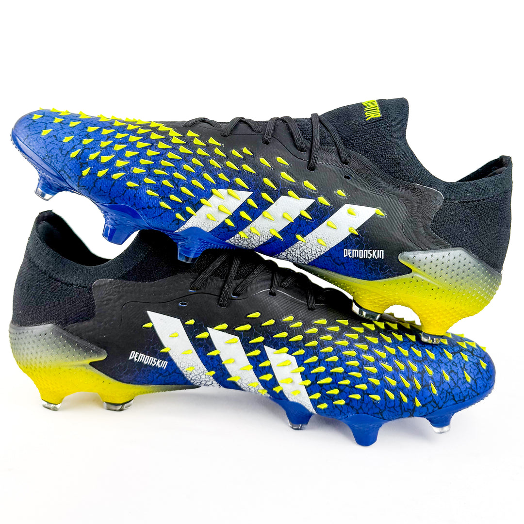Adidas Predator Freak .1 Low FG - Blue/Core Black/Solar Yellow/White *Brand New*