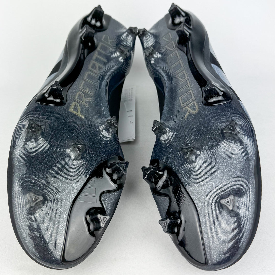Adidas Predator Elite FG - Core Black/Gold Metallic/Carbon *Brand New*