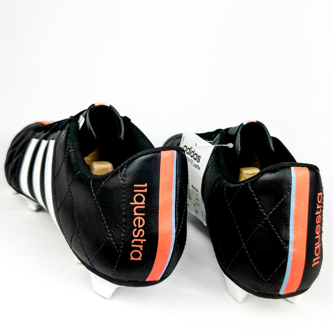 Adidas 11Questra 2014 Leather FG - Black/Flash Orange/White *Brand New*