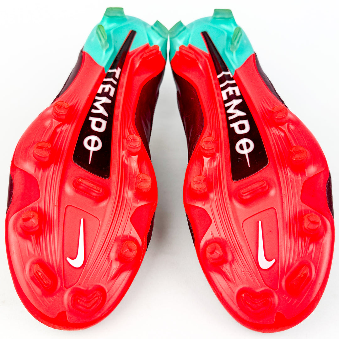 Nike Tiempo Legend 9 Elite FG - Team Red/Mystic Hibiscus/Bright Crimson/White *Pre-Owned*