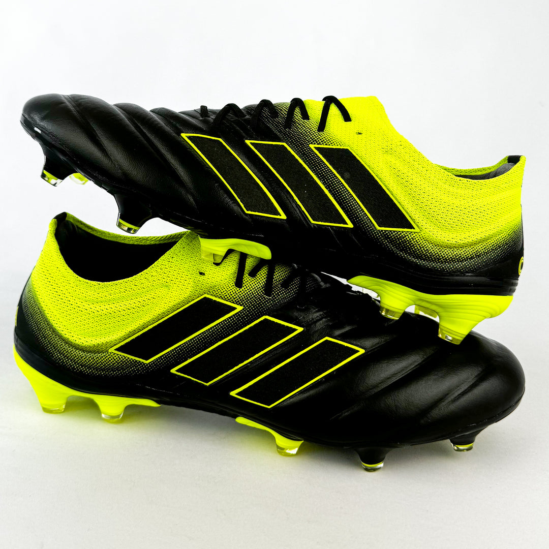 Adidas Copa 19.1 FG - Core Black/Solar Yellow *Brand New*