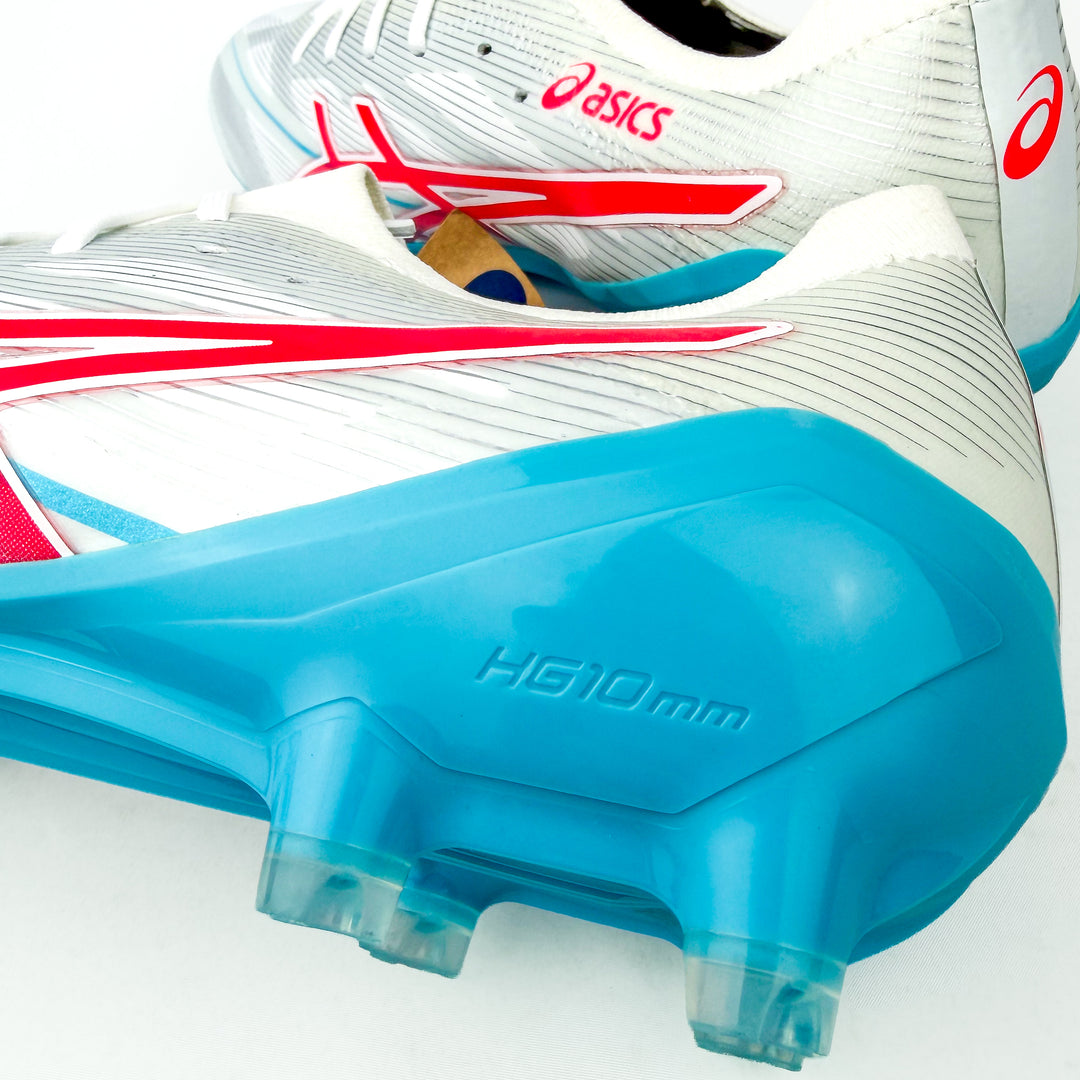 ASICS Menace 5 FG - White/Red/ASICS Blue *Brand New*