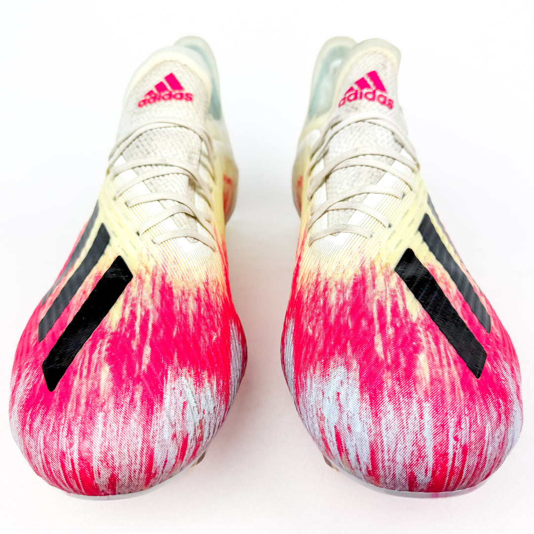 Adidas X 19.1 FG - White/Shock Pink/Black *As New*