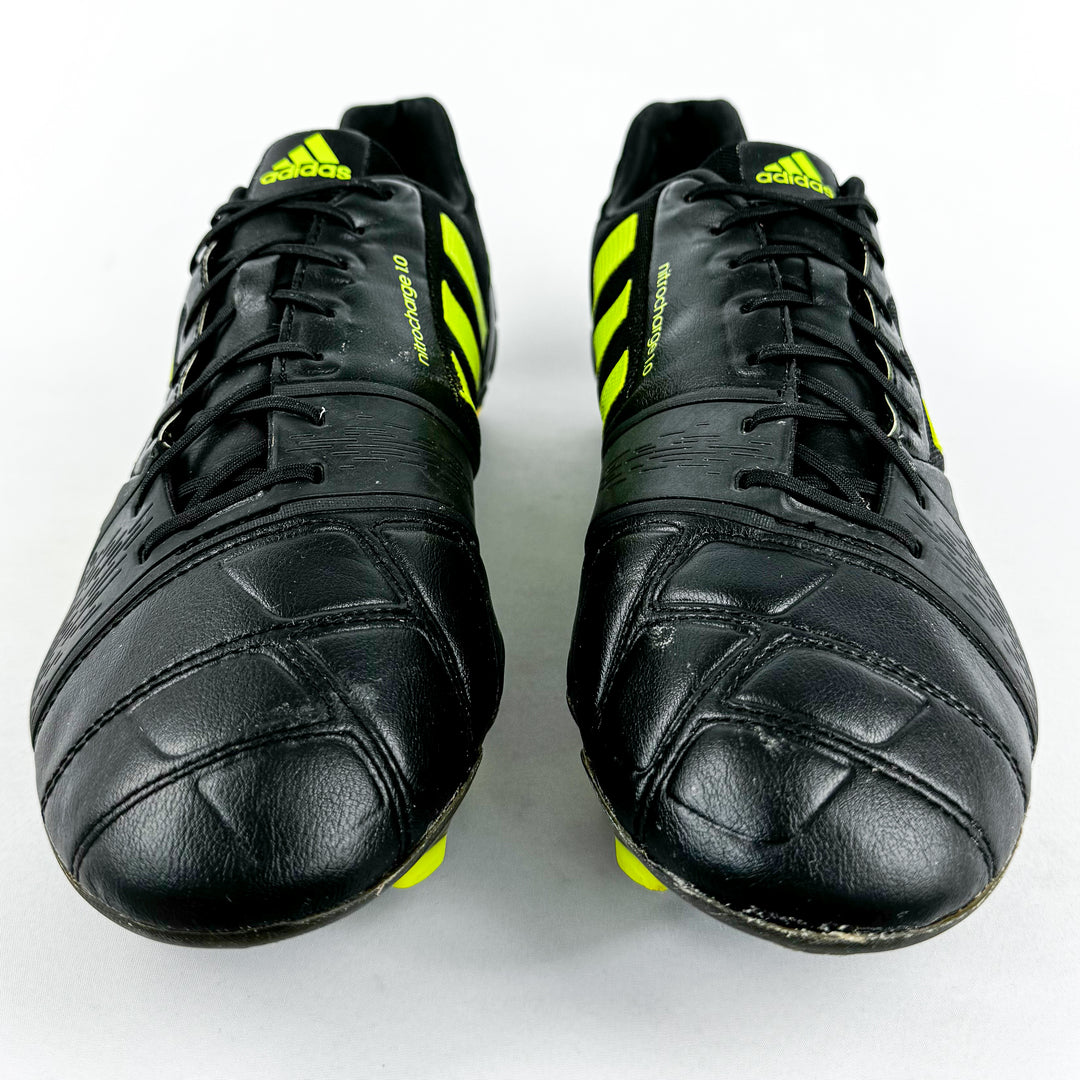 Adidas Nitrocharge 1.0 FG - Core Black/Slime *Pre-Owned*