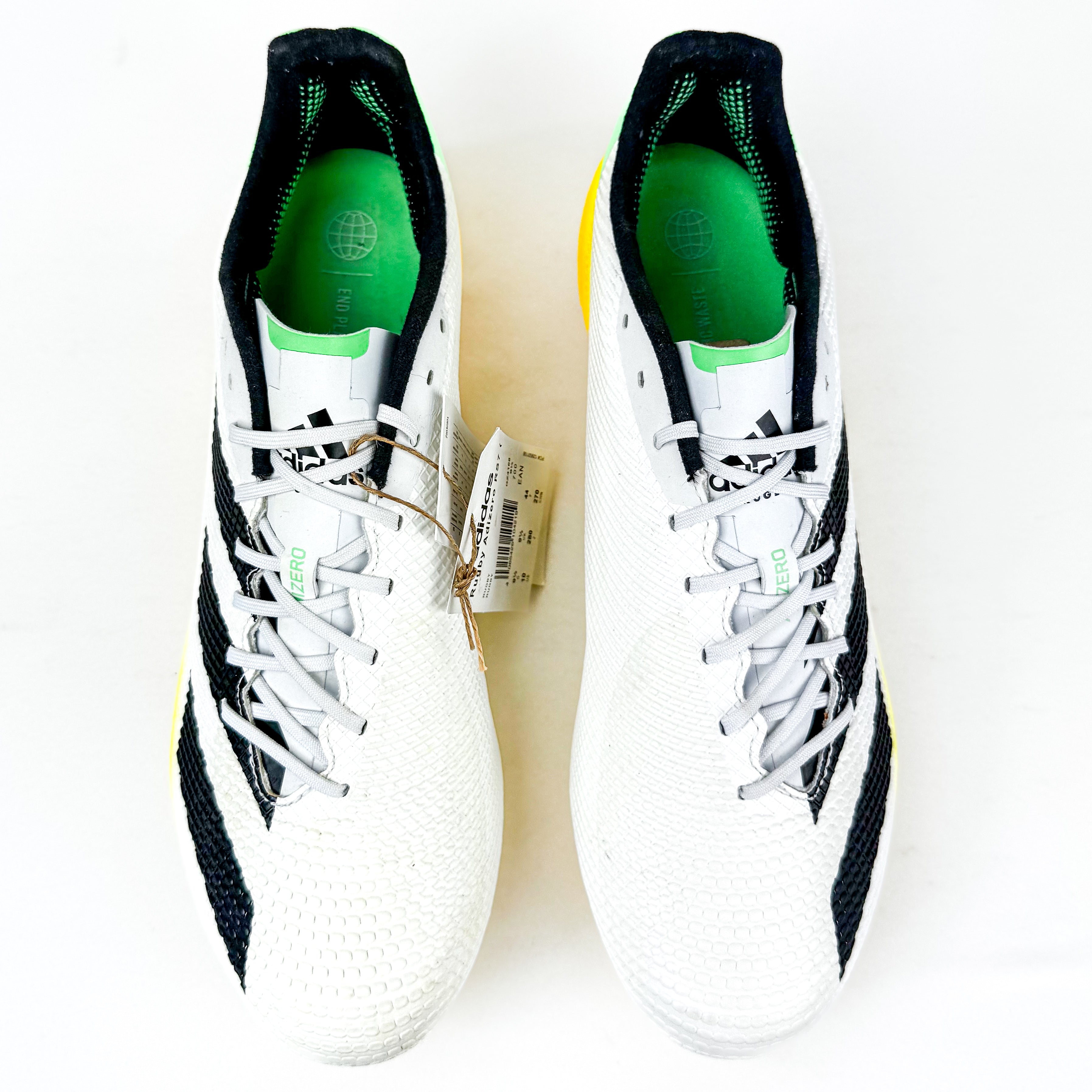 Adidas Adizero RS7 FG - White/Black/Beam Yellow/Beam Green