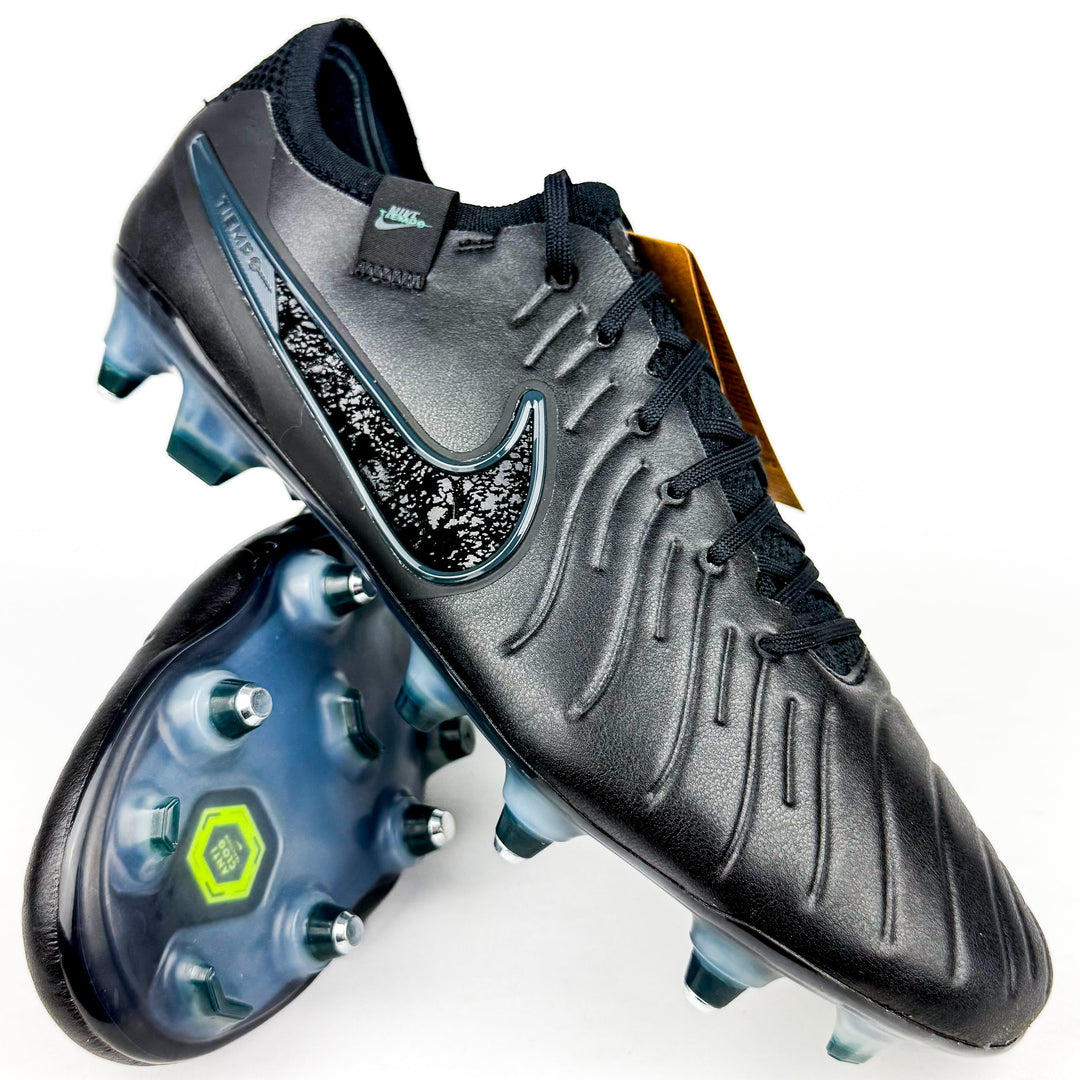 Nike Tiempo Legend 10 Elite AC SG-Pro  - Black/Deep Jungle *Brand New*
