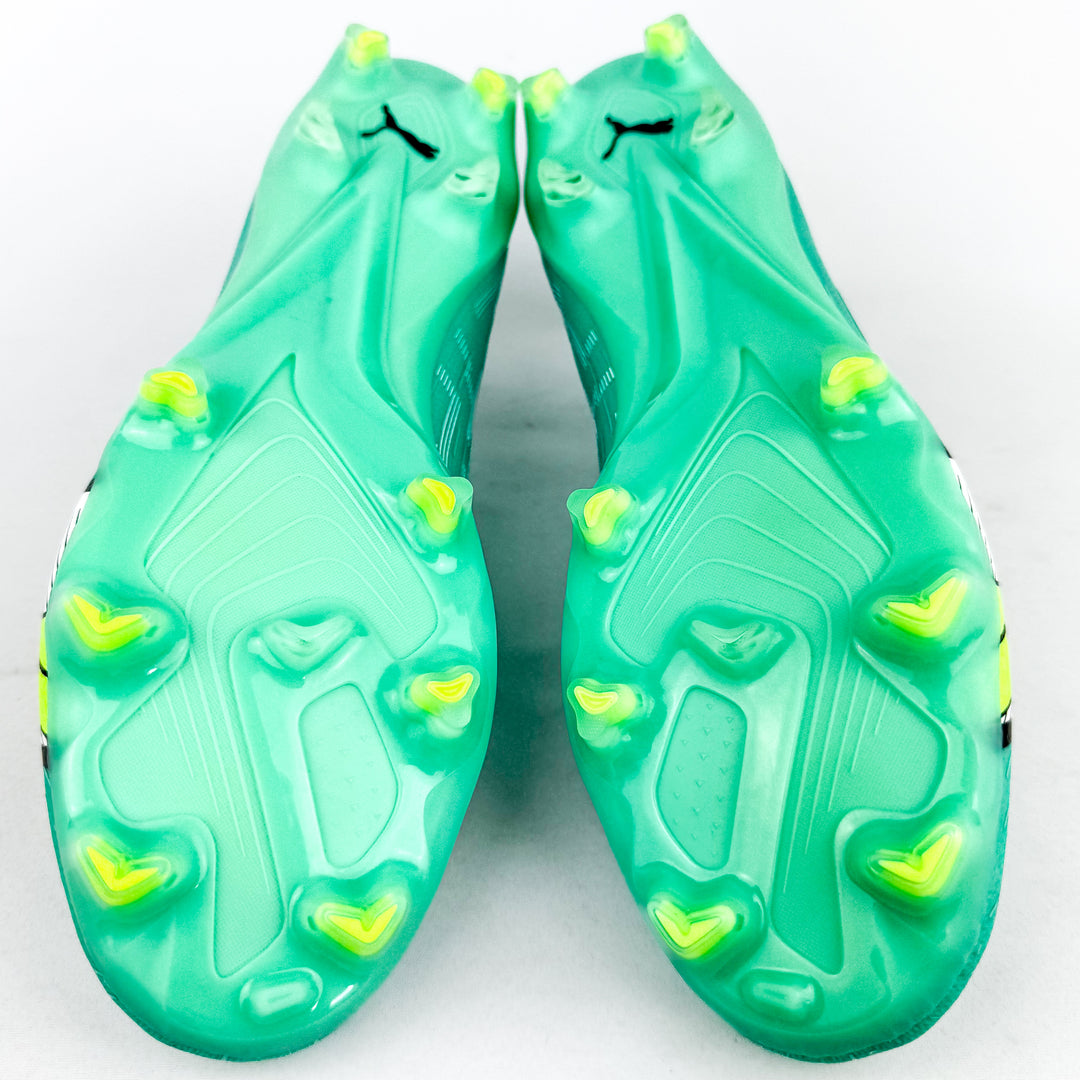Puma Ultra Ultimate FG - Peppermint/Fast Yellow/White *Brand New*