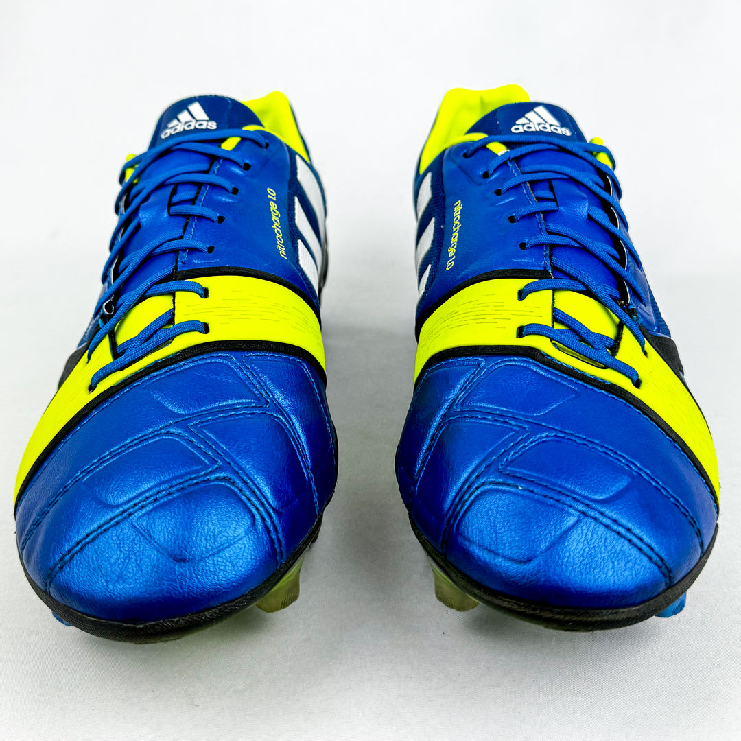 Adidas Nitrocharge 1.0 FG - Blue/Electricity Yellow/White/Black *Wore Once*